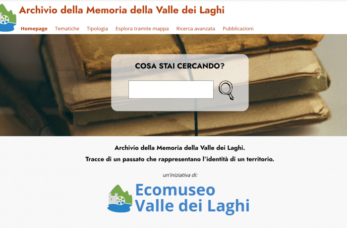 Digital archive Ecomuseo Valle dei Laghi